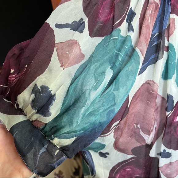 Hugo silk short sleeve top / 34 or Small - Picture 6 of 14